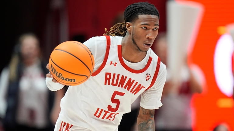 Deivon Smith averaged 13.3 points, 6.3 rebounds and 7.1 assists for Utah...