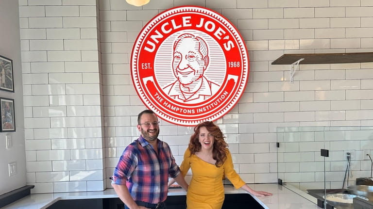 Scott and Tana Leigh Gerber, owners of Uncle Joe's Famous...