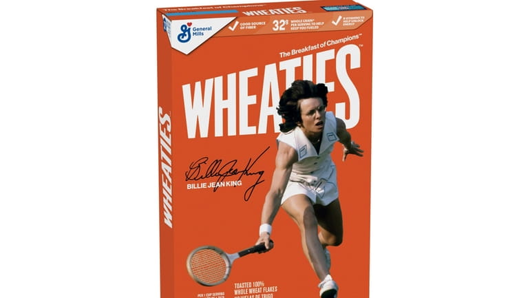 This handout provided by General Mills shows a Wheaties box...