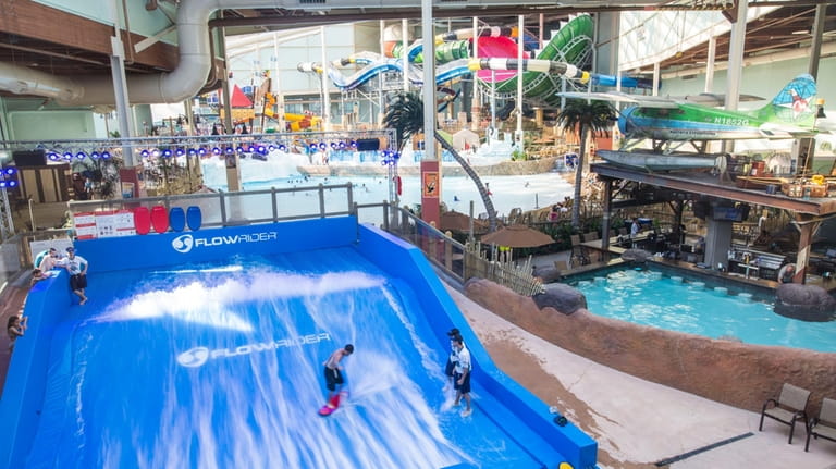 Bombora FlowRider is a great way to learn to surf at Camelback...