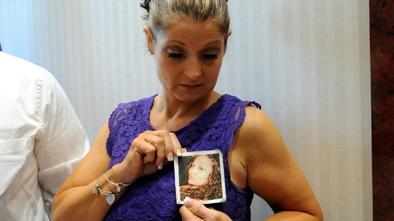 Dawn Nappi, of Medford, who lost her daughter Angelica Nappi...