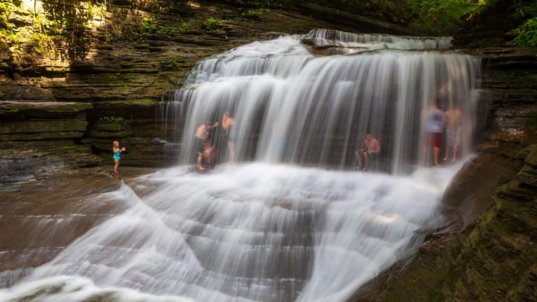 Buttermilk Falls State Park is a 811-acre state park southwest of...