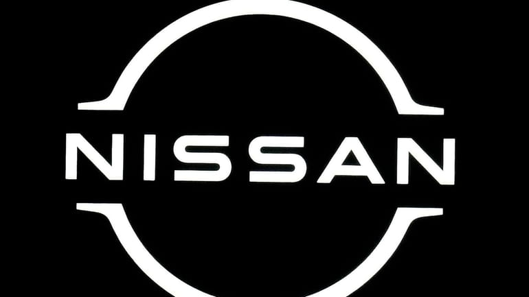 Logo of Nissan is seen at the Japan Mobility Show...