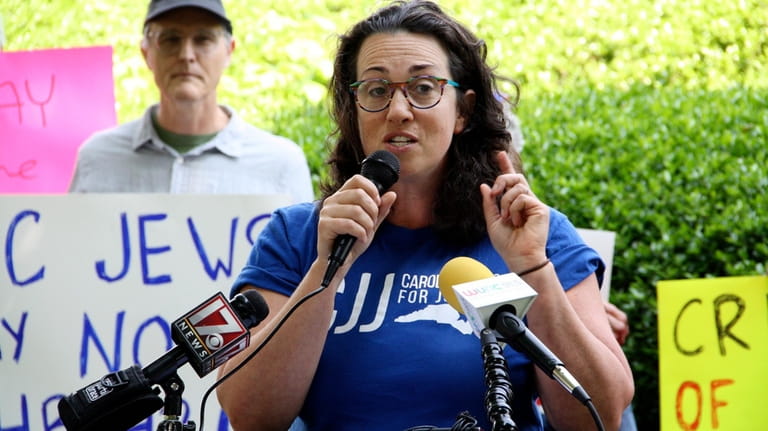 Abby Lublin, the executive director of Carolina Jews for Justice,...