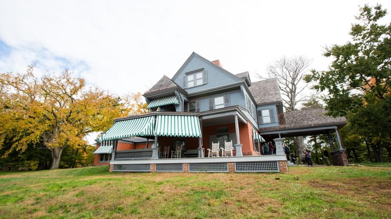 Theodore Roosevelt's home at the Sagamore Hill National Historic Site...