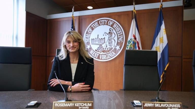 Transgender Mayoral candidate Rosemary Ketchum participates in a City Council...