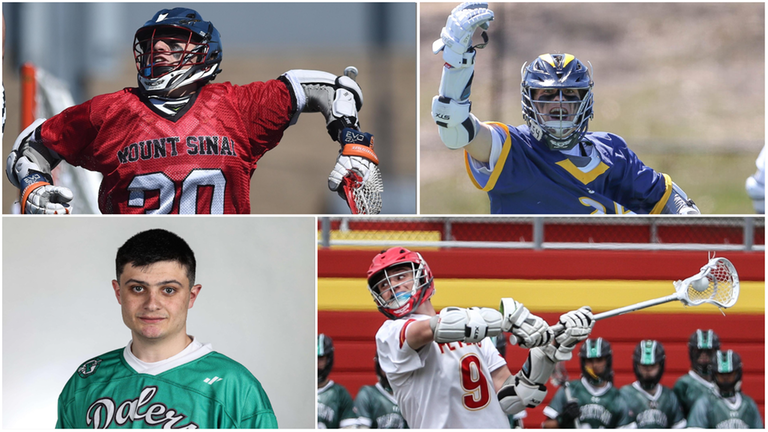 (Clockwise from top left) Lucas Laforge of Mt. Sinai, Liam Kershis...