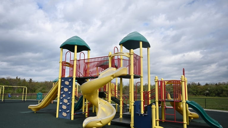 Breezy Park has a playground and athletic fields.