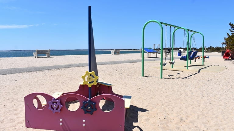 The nautically-inspired playground located in Orient Beach State Park in...