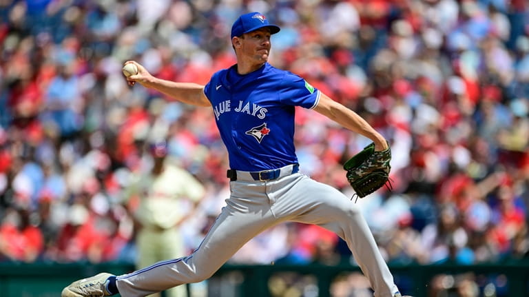 Toronto Blue Jays' Chris Bassitt pitches during the second inning...