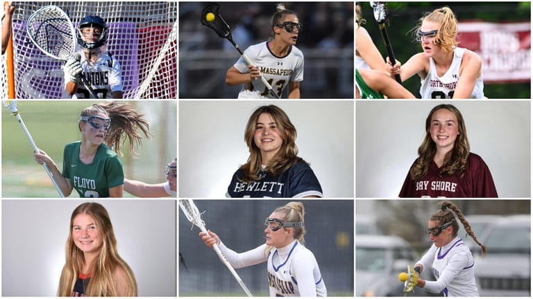 Top row, from left: Felicia Giglio of Bayport-Blue Point, Jessica...