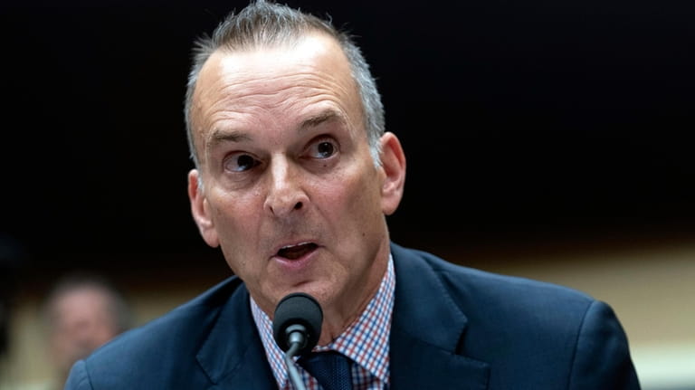 U.S. Anti-Doping Agency CEO Travis Tygart testifies during The Commission...