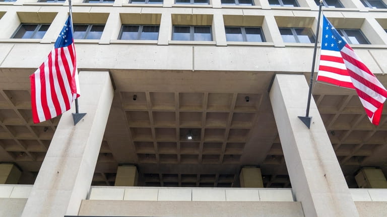 The J. Edgar Hoover FBI Building is seen June 9,...