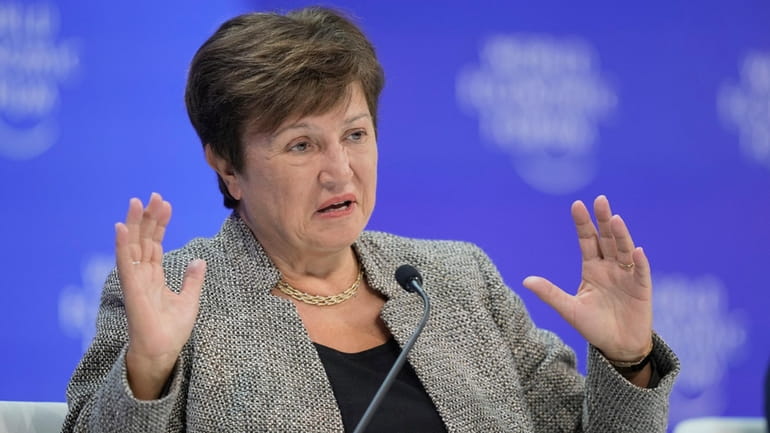 Kristalina Georgieva, Managing Director of the International Monetary Fund, IMF,...