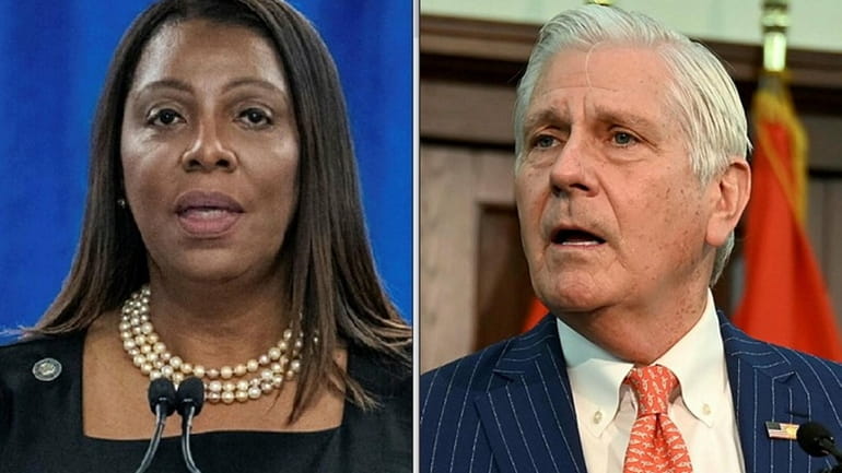 Letitia James, New York's attorney general, Friday, Feb. 16, 2024....