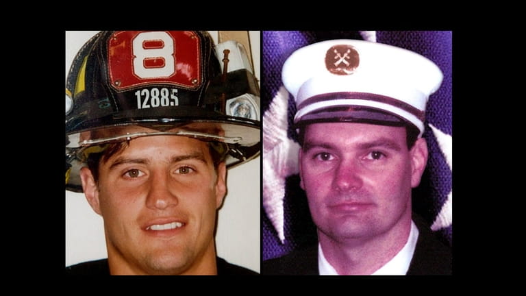 FDNY firefighter Timothy Haskell, left, and FDNY Capt. Thomas Haskell were killed...