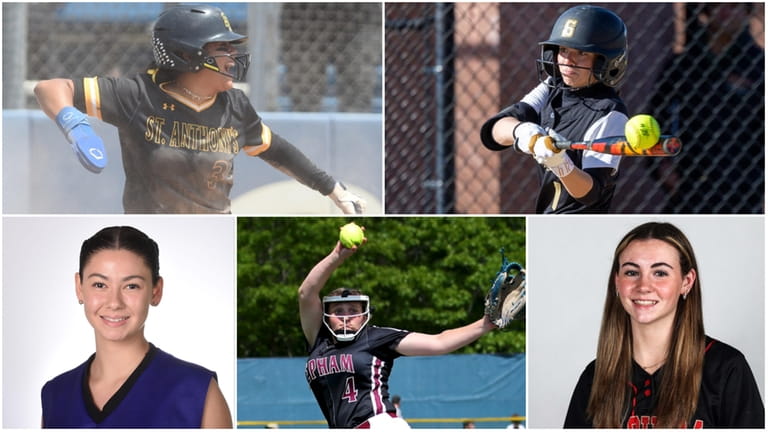 (Clockwise from top left) Bella Cruz of St. Anthony's, Angie DeLuca...