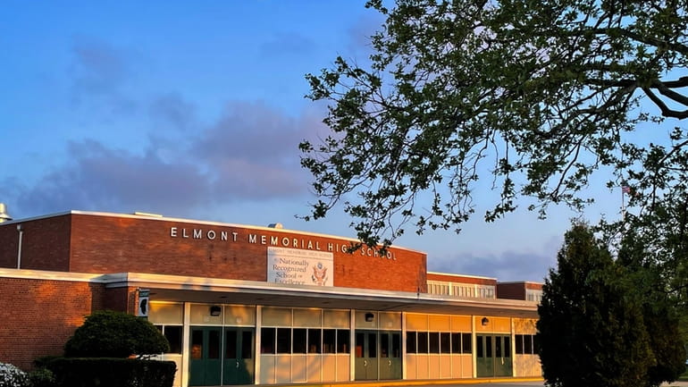 Elmont Memorial High School in Elmont is one of the five...