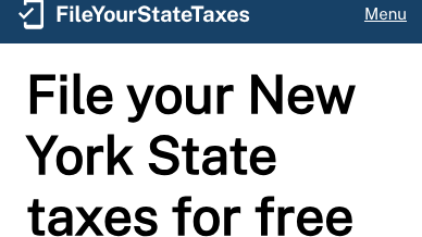 A screen shot shows how the new FileYourStateTaxes tool appears...