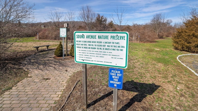 Riverhead acquired the Sound Avenue Nature Preserve, seen Friday, using...