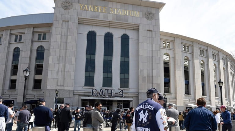 Opening Day outside Yankee Stadium in 2015. Metro-North is bringing...