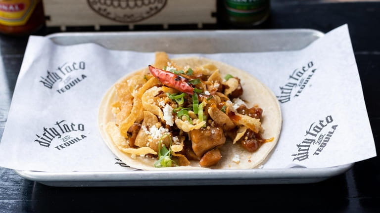 Dirty Taco & Tequila serves a range of creative tacos.