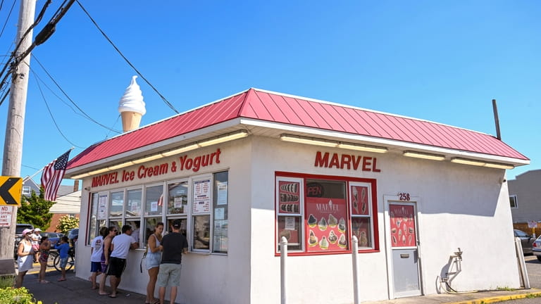 Grab an ice cream cone at Marvel Ice Cream in...