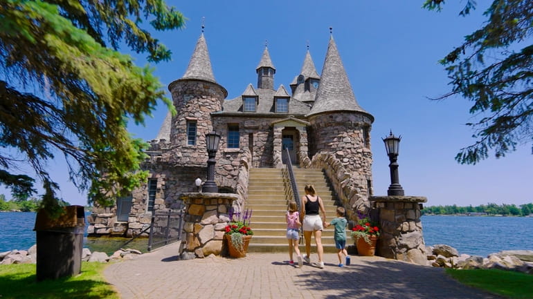 The power house of Boldt Castle is seen on Heart...