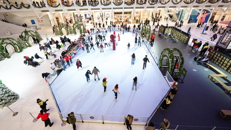 People can roller skate at the Winter Whirl Holiday Roller...