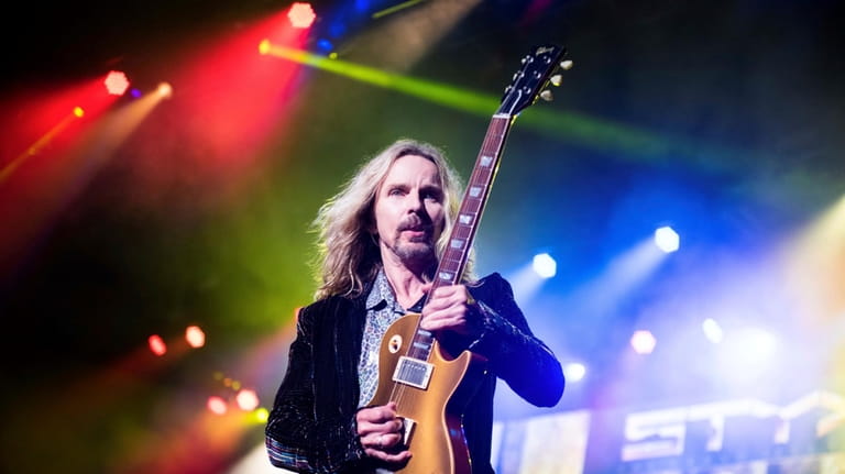 Tommy Shaw of Styx performing in 2018 in Alpharetta, Ga. 