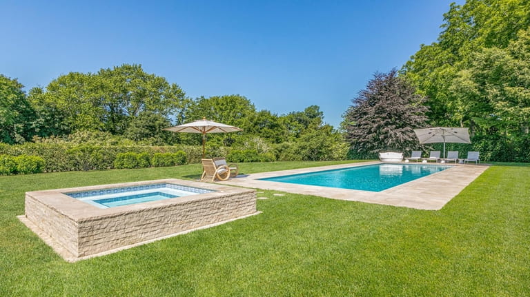 The property has a 20-by-50-foot gunite pool.