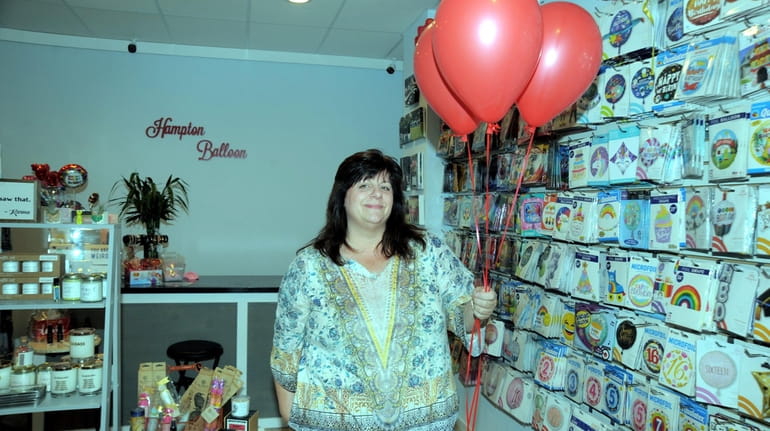 Sandy Fiore, owner of Hampton Balloon & Party Rental in...