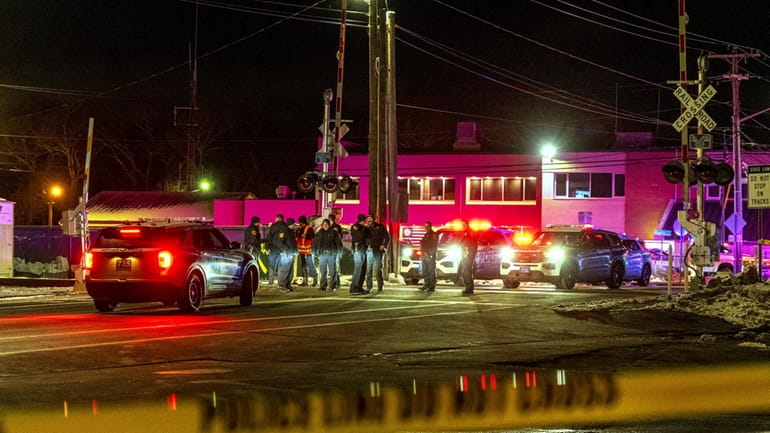 A person was reportedly struck and killed by a train...