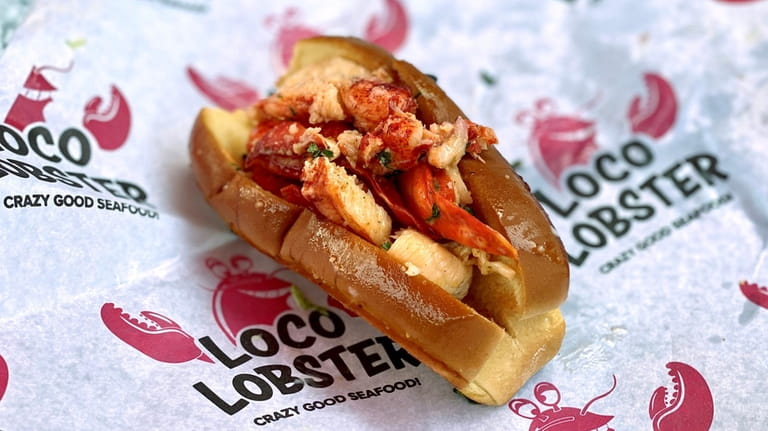 The lobster roll at Loco Lobster in East Moriches.