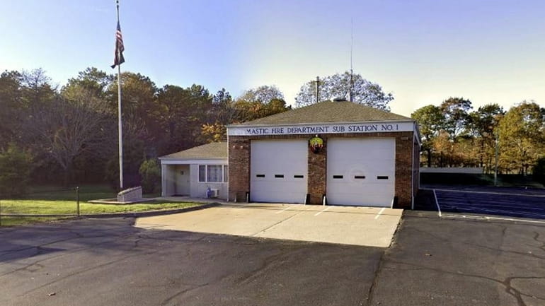 The Mastic Fire Department substation on Sunrise Highway in Shirley