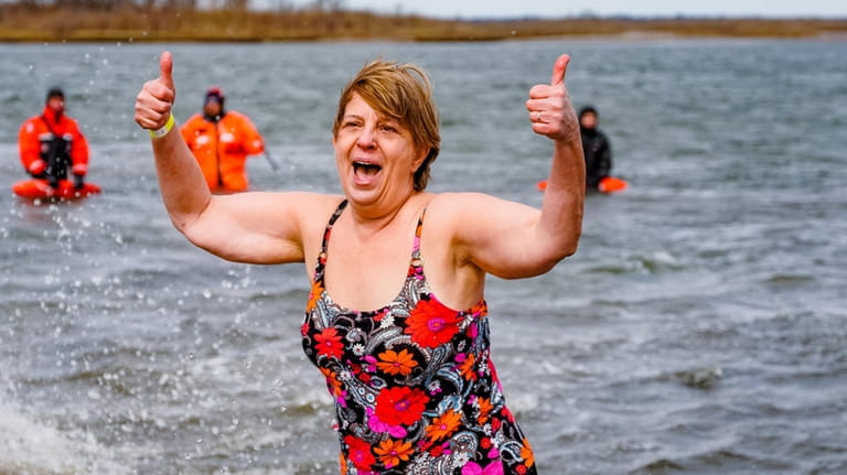 Participants of the annual Town of Oyster Bay Polar Plunge...