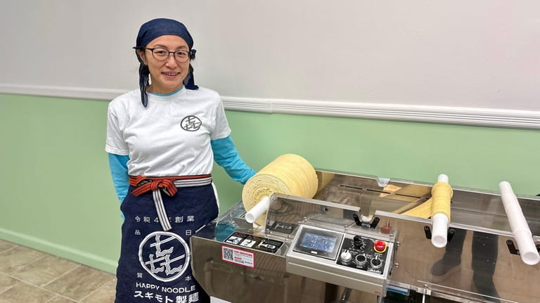 Misaki Sugimoto, owner of Happy Noodle in Mount Sinai.