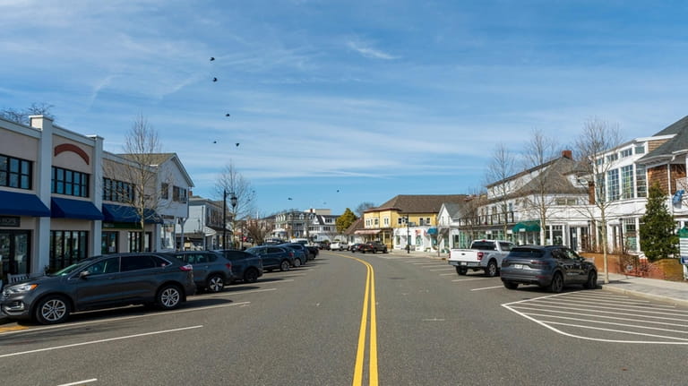 Main Street is home to many of Westhampton Beach's shops...