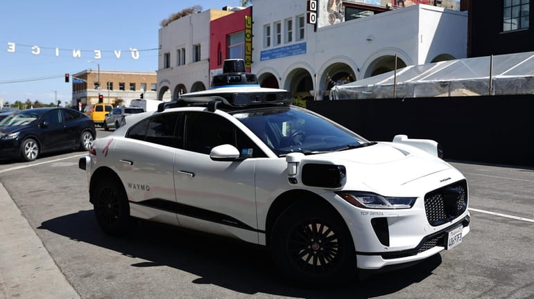 LOS ANGELES, CALIFORNIA - MARCH 14: A Waymo autonomous self-driving...