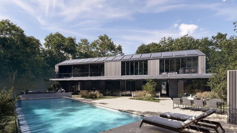 This new construction home in Sag Harbor is listed for...