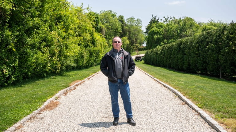 Sagaponack resident John French would like to install a gate...