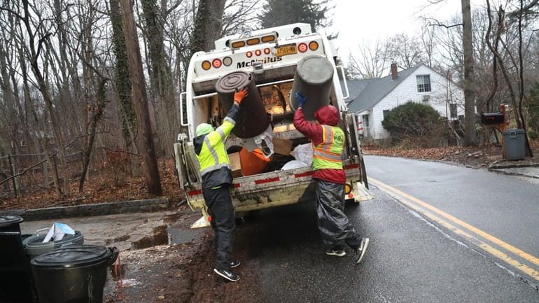 Crews are preparing to work overtime to haul extra trash...