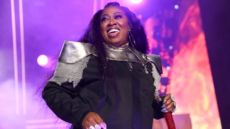  Missy Elliot performs at the 2019 Essence Festival in New...