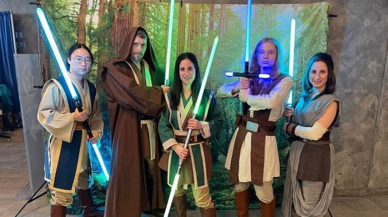 The local Saber Guild Endor Temple “Star Wars” group will...
