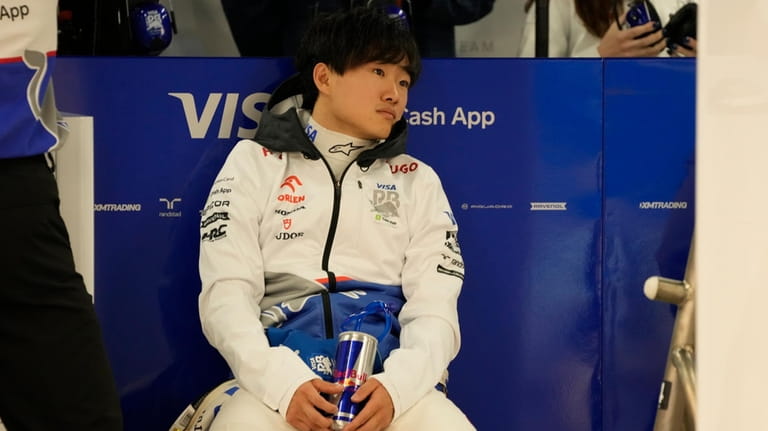 Yuki Tsunoda of Japan, driver of RB, the team previously...