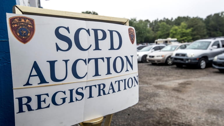 The Suffolk County police will auction off a variety of seized...