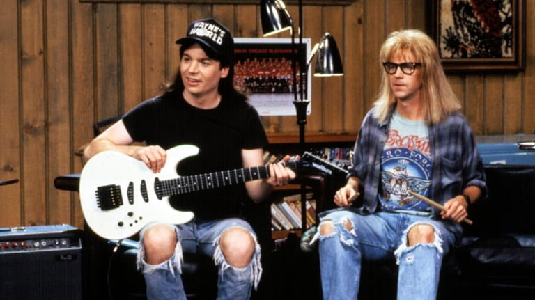 See "Wayne's World 2" starring Mike Myers, left, and Dana...