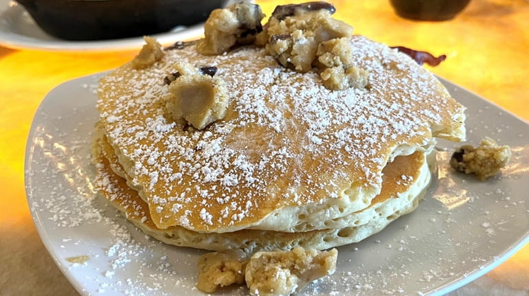 Cookie dough pancakes at Toast Coffee + Kitchen in Long Beach.