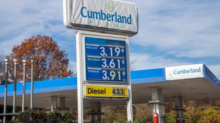 Cumberland Farms gas station at Commack Road on the Long...