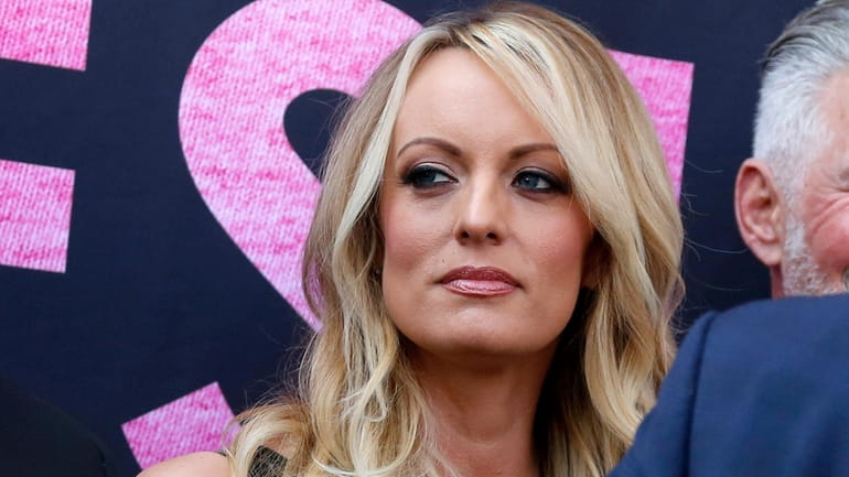 Stormy Daniels appears at an event, May 23, 2018, in...